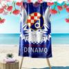 Dinamo Zagreb Print Strandtuch, Großes Weiches Schnelltrocknendes Handtuch für Strand Camping Schwimmen