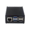 1 Set Easy To Install Aluminum Heatsink Case For Raspberry Pi 5 Aluminum Alloy Case Shell Box Diy Accessories