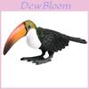 Wild Dier Grote Bek Vogel Ramphastos Toco Model Voor Kinderen Educatief Speelgoed