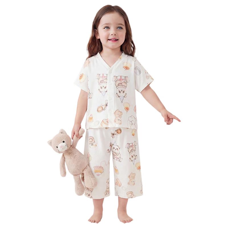 ASK JUNIOR Kids Summer Pajama Set 100