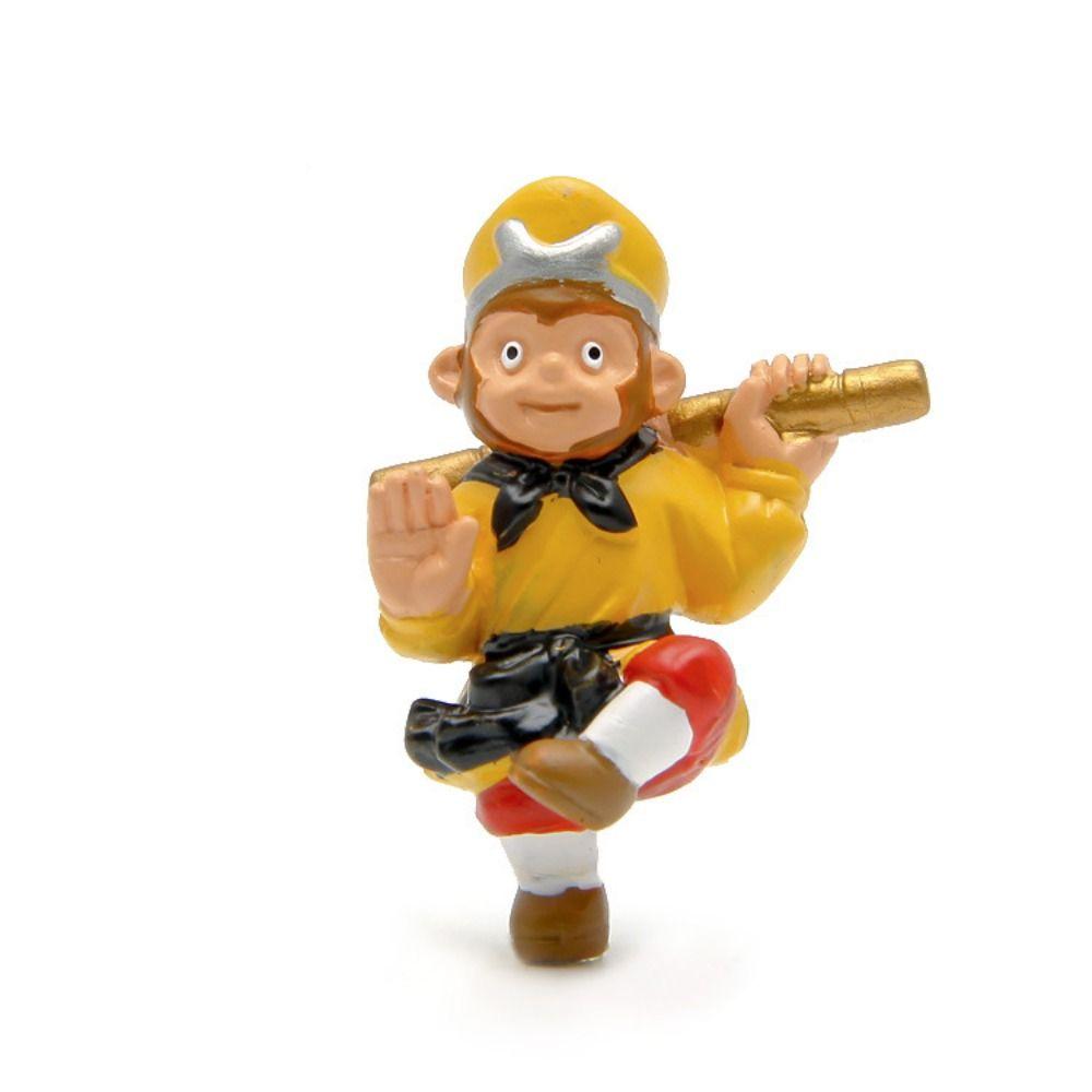 Micro Landscape Sun Wukong Miniaturas Ornament Collection Porky Pig Car Ornament  Landscape Garden