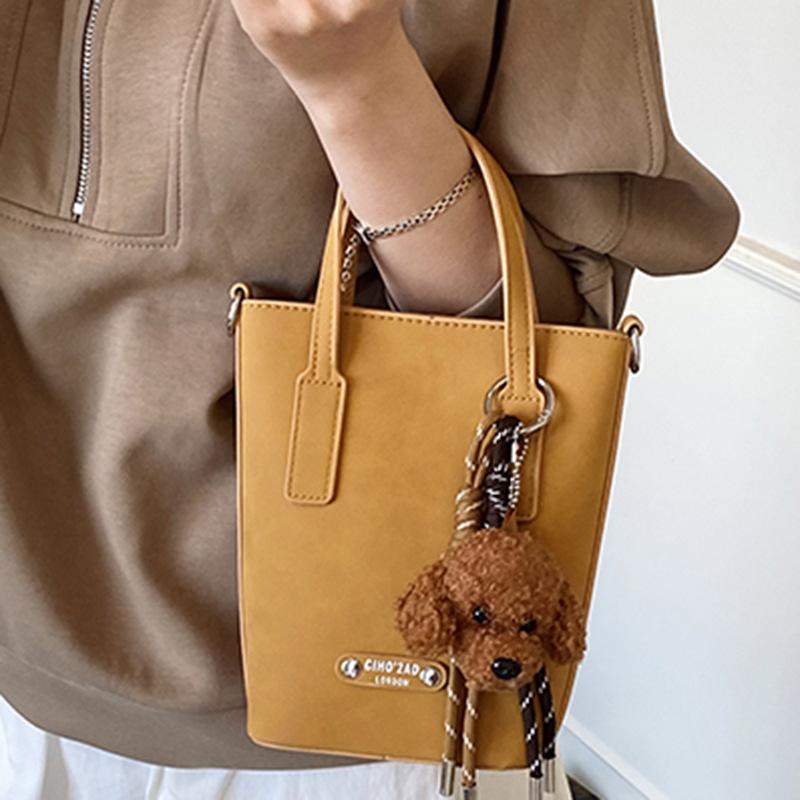 High-end Appearance Level Fashionable Bag Retro Handbag Single-shoulder Crossbody Bucket Bag