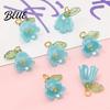 Three-dimensional Flower Charm 10Pcs DIY Pendant Three-Dimensional Simulation Texture Resin
