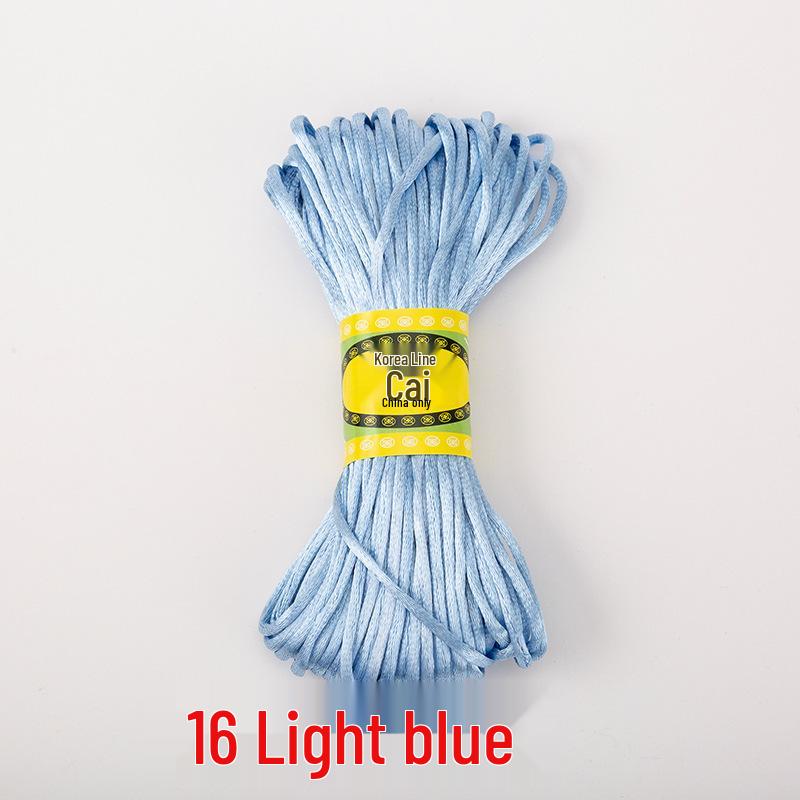 Korean Jade and Chinese Knot Weaving Cord - 20 Meters (No. 5 & No. 7)