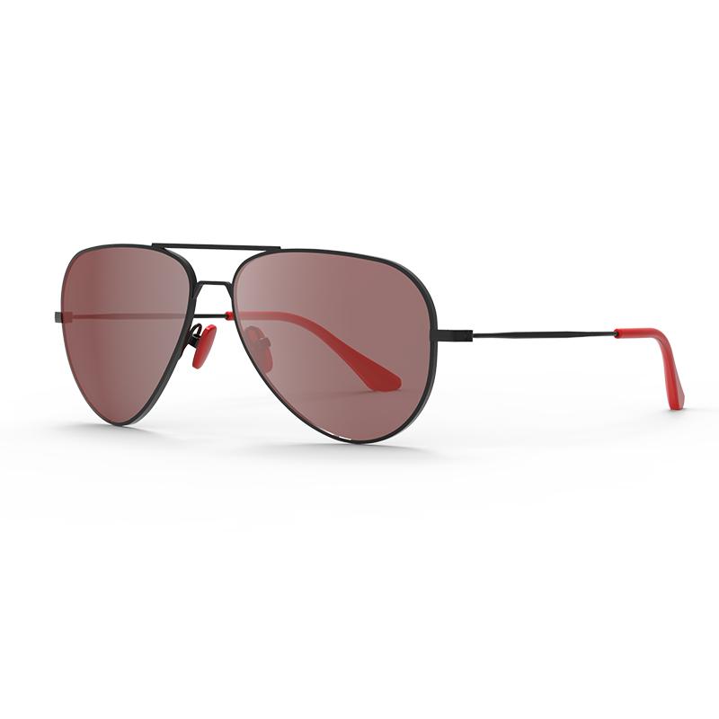 SUNOK Brand Custom Metal Frame Double Bridge Retro Mirror Driving Women Men Pilot Glasses Sunglasses