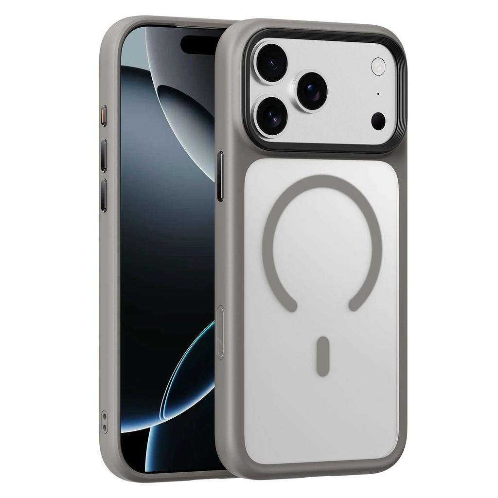 High quality Matte Magnetic Magsafe Phone Case For iphone 17 Pro Max 17 Air 17 Pro With AI Camera Button Anti-Fingerprint Cover