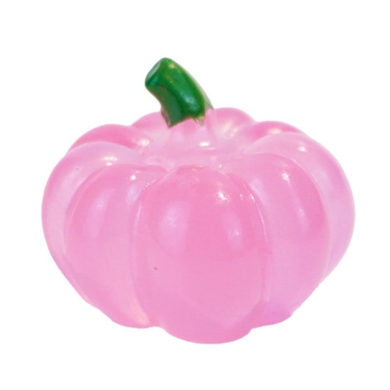 30Pcs Miniature Artificial Pumpkins Statue Mini Resin Pumpkins Figurines Tiny Resin Pumpkin Micros Landscape Decorations