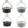 Anti-scalding Hollow Incense Stand With Lid Mosquito Coil Box Hanging Mosquito Coil Holder  Garden