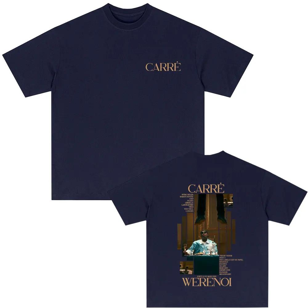 

Rapper WeRenoi Carré Album Graphic Print T Shirt Unisex Women Hip Hop Fashion Pop Music Tshirts Summer Casual Vintage Tshirt 4XL