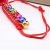 Handmade Red Rope Cat Collar with Cute Bell Fashion Lightweight Comfortable Pet Accessories