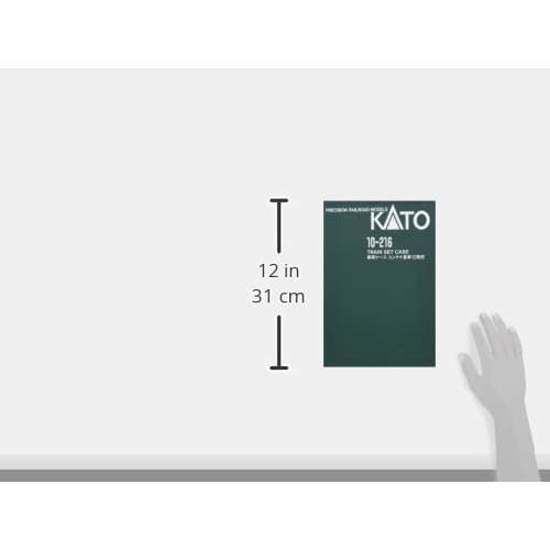 KATO N Gauge Vehicle Case G for 12 Container Freight Cars, 10-216, Model Railroad Supplies