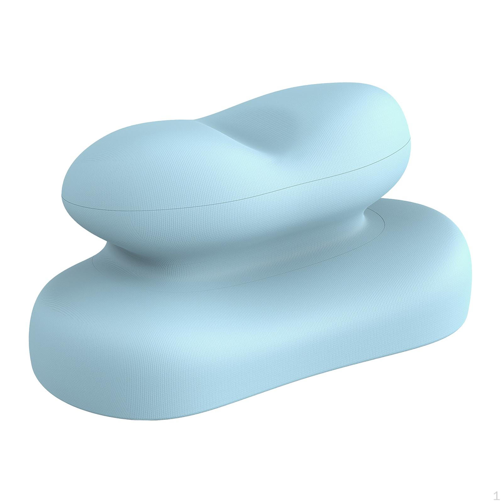 

Comfortable And Memory Foam Office Cushion for Lunchtime, with Ergonomic Cervical Support. синій