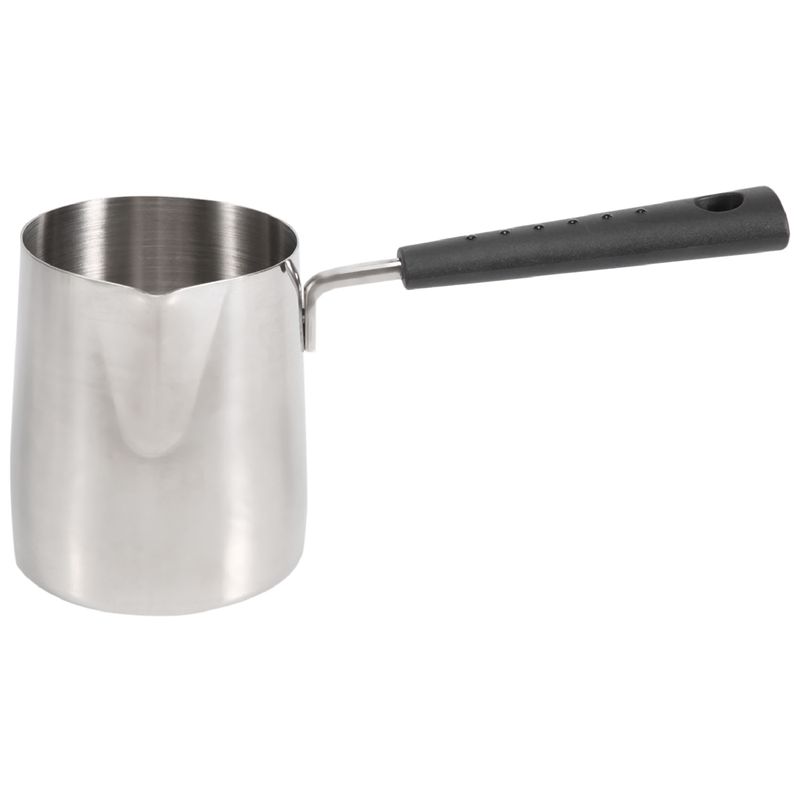 

AEE2-Long Handle Wax Melting Pot Candle Soap Melts Pot Scented Wax Melts Metal Coffee Pitcher Latte Milk Frothing Jug