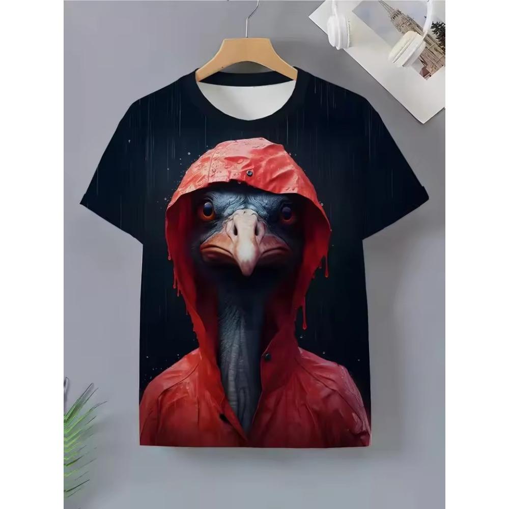 3D Print Fierce Shark Graphic Men's T-Shirt Creative Design Fashion Casual Short Sleeve Tees Summer Daily Sports Round Neck Tops