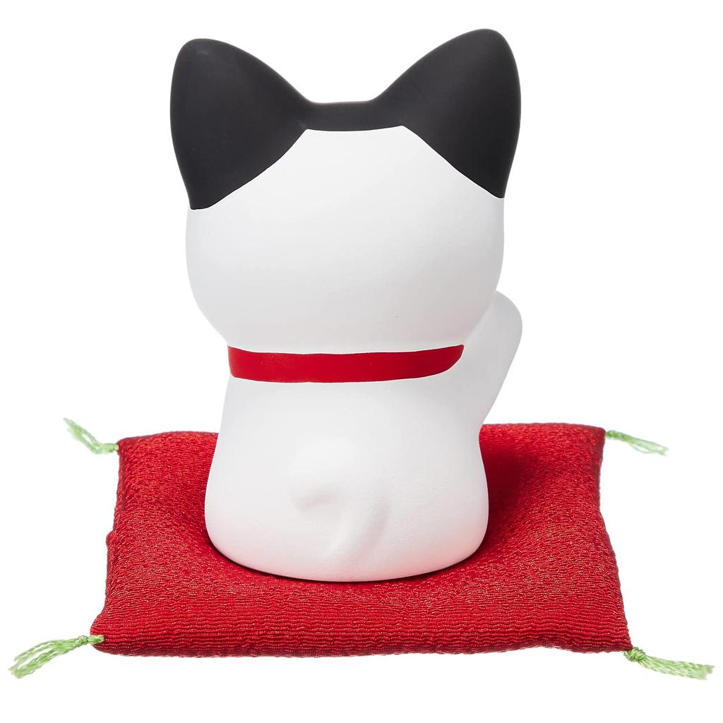 Yakushigama Nishikisai Suzune Money Height 8cm Nishida Atsuko 7697 Maneki-neko (beckoning cat)