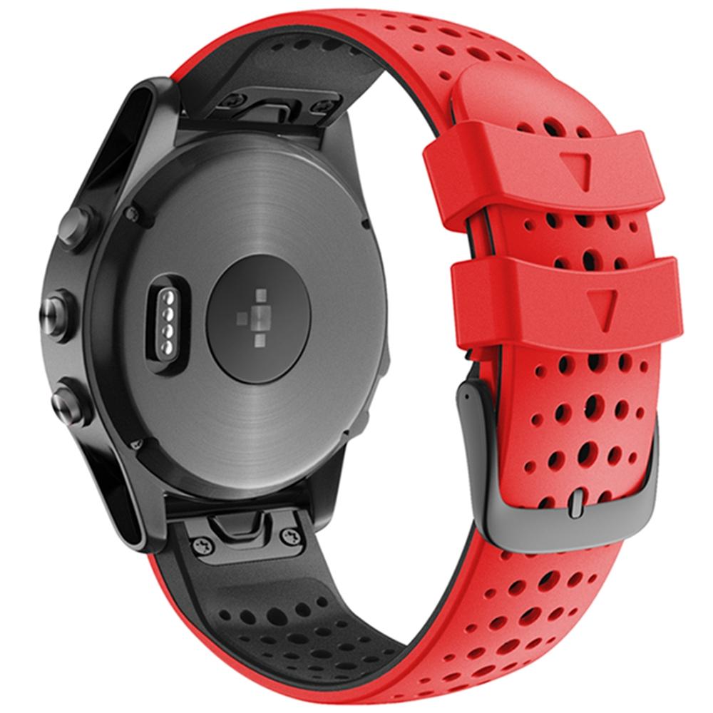 KALEBOL KLB-SSPWGJ-001 For Garmin Fenix 6X/Fenix 7X/Instinct 2X Watchband QuickFit 26mm Silicone Watch Bracelet