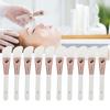 10 ks Silikonový štětec na obličejovou masku Měkký DIY míchací štětec na bahenní masku (Tvar nože)