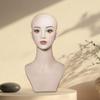 Female Manikin Head Display Stand Hat Rack Holder for Hairpieces Necklace