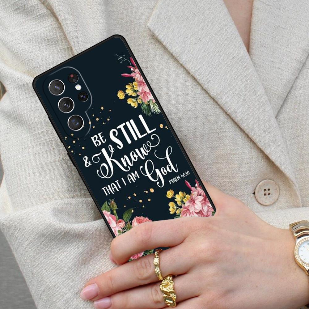 Christian Psalms Cell Phone Case for Samsung Galaxy S26 Ultra S25 S24 S23 S22 S21 S20 Note10 Cover