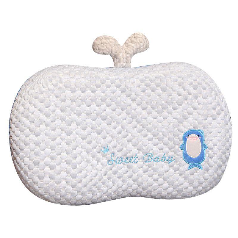 Cute Animal Shaped Cooling Memory Foam Pillow Ice Silk Surface Neck Support Pillow Removable Washable Cover For Bed Sofa Office