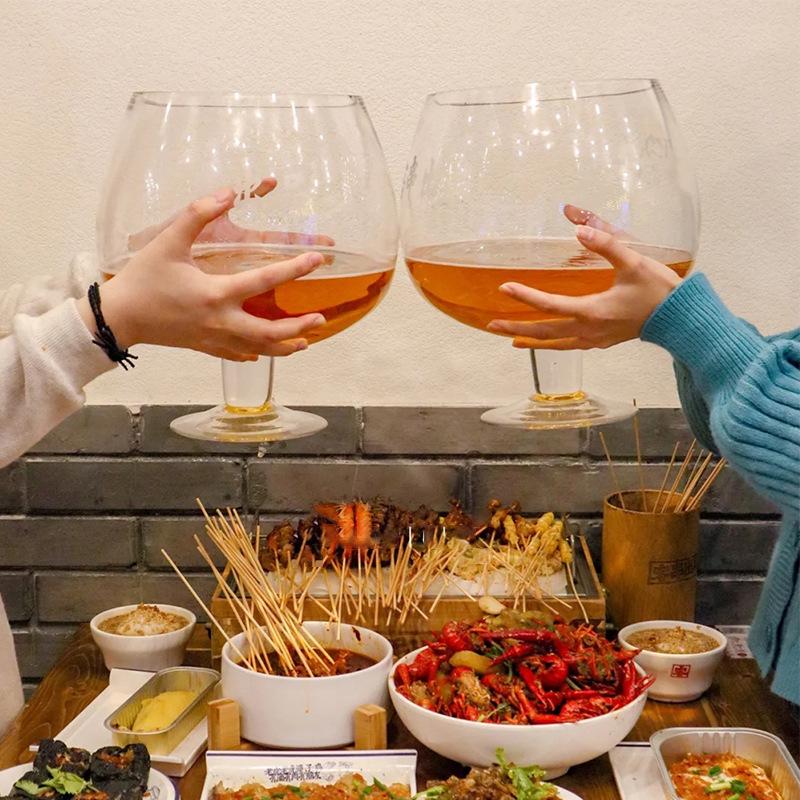 Taça de Vinho Extra Grande Taça de Cerveja Gigante de Grande Capacidade Taça de Vinho Tinto Cálice Taça de Herói