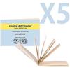 Natural Deodorizer - PAPIER D'ARMENIE - Set of 5 Triple Booklets - 36 Strips - Home Fragrance - ORIGINAL