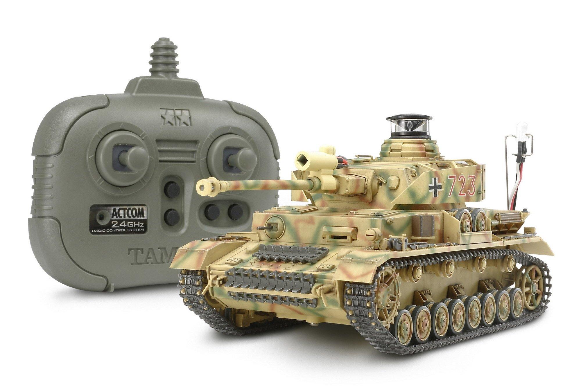 

Tamiya Радиоуправляемая серия танков РУ Немецкий танк IV Тип J передатчик бой 1/35 №11 (с блоком 2,4 ГГц +)