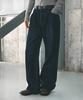 Sekeonmonollogeu Semi-Wide Velvet Texture Two-Tone Denim Pants [Indigo]_Sept070Indigo