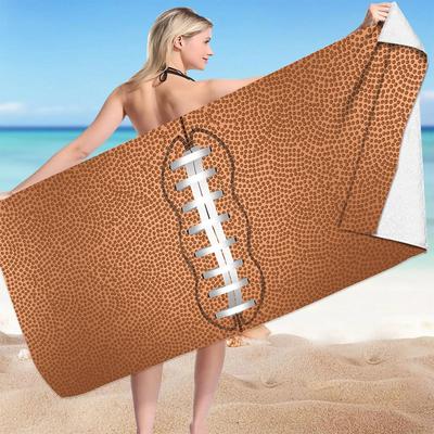 Ręcznik plażowy, duży ręcznik kąpielowy, chłonny, szybkoschnący, dla kobiet, mężczyzn i dzieci, do podróży, pływania