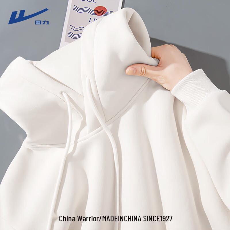 Huili Women's Solid Color Hooded Sweatshirt