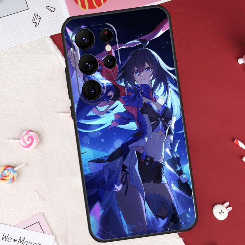 Seele Honkai Star Rail Case For Samsung Galaxy S24 FE S20 FE S21 S22 S23 S25 S26 Ultra S10 Plus S25 FE Cover Shell