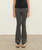 Kamolum Ribbed Bootcut Pants (Charcoal)