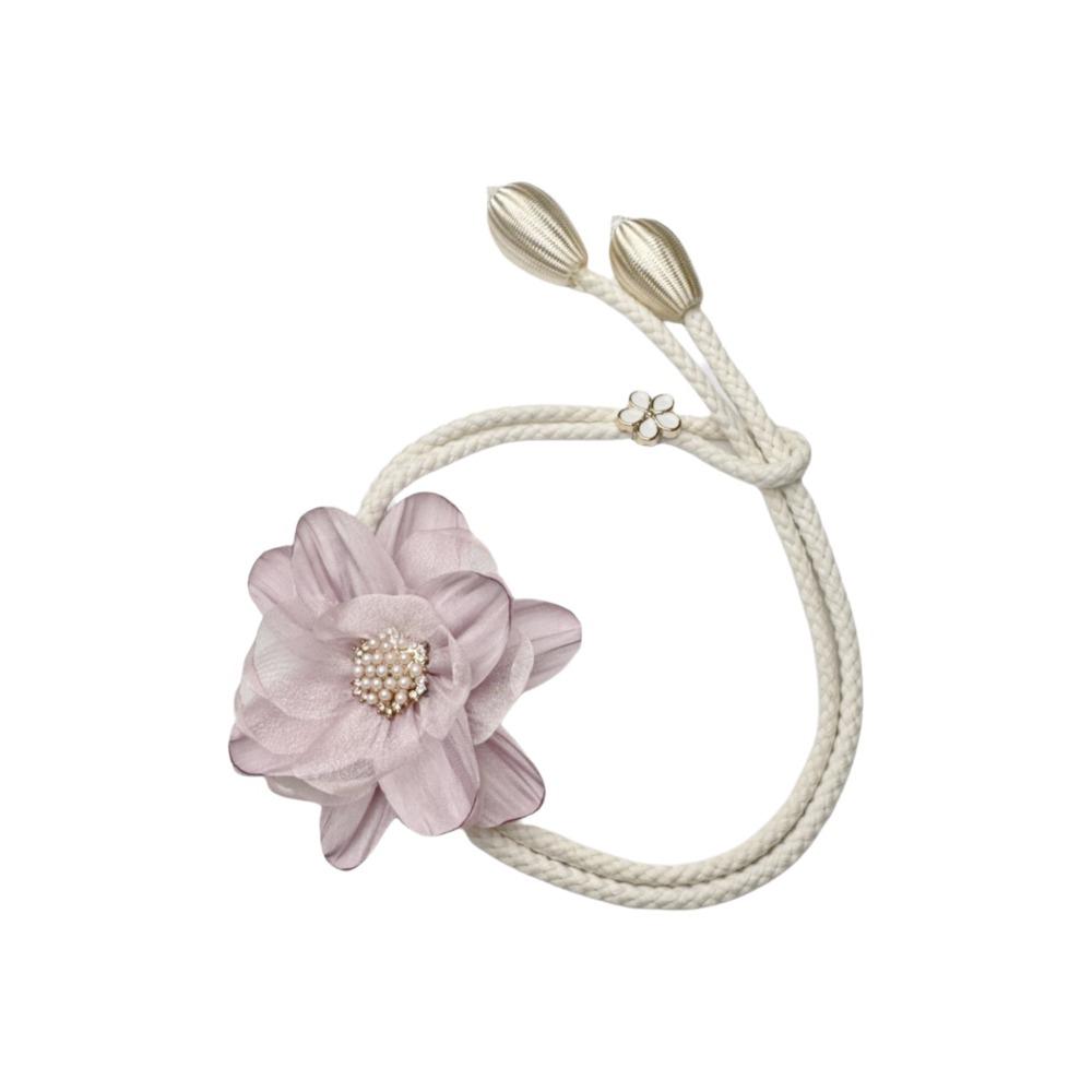 Romantic Flower Window Tiebacks Exquisite Curtain Tape Creative Curtain Straps Clips Dormitory фиолетовый
