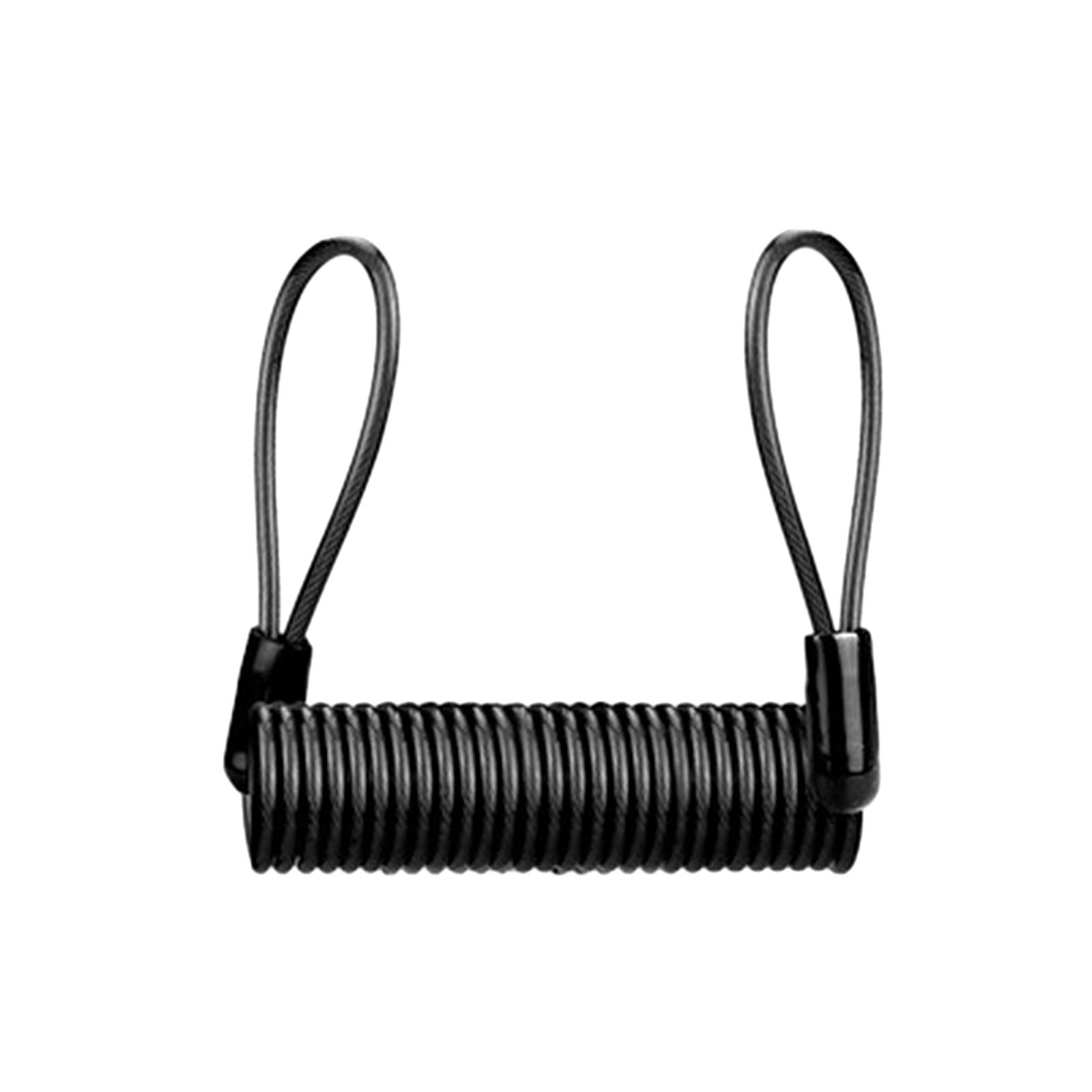 1.2m Lock Reminder Cable, Double Loop Safety Cable, Disc Lock Safety Reminder