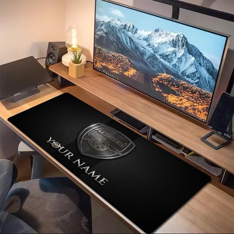 Tlač Futbalového klubu Arsenal Vankúš Protišmyková Podložka pod Notebook Tablet Veľká Podložka pod Myš XXL Podložka Mini PC Podložka na Hranie S uzamknutým okrajom