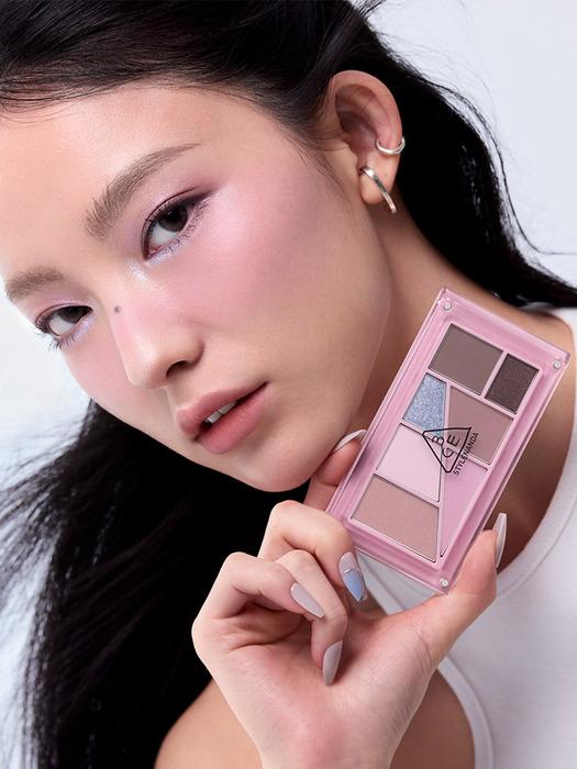 3CE Layer It All Palette (with free layer eyebrush)