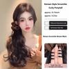 Korean Style Braided Wig Hair Claw Clip Curly Elastic Hair Tie Trendy Hair Scrunchie  for Women