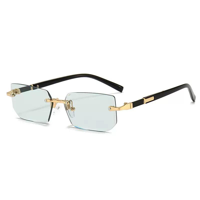 Frameless Fashion Square Sunglasses - Unisex European & American Trend