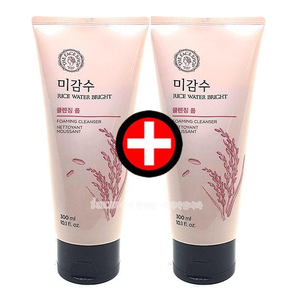 1+1 THEFACESHOP Unscented Bright Cleansing Foam (Large Capacity)