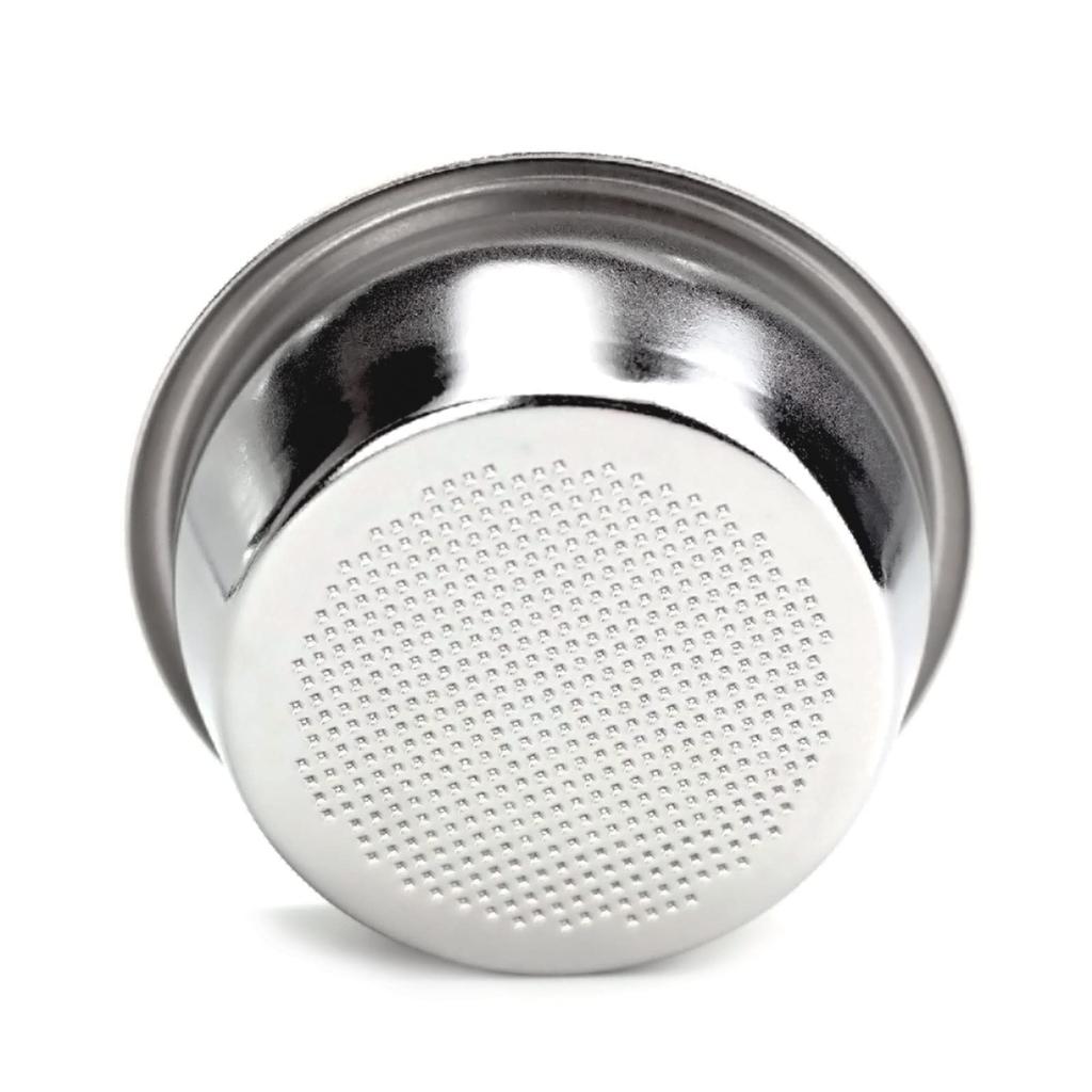 1 Pezzo 54mm Cestello Filtro Caffè di Precisione in Acciaio Inossidabile Doppia Tazza Portafiltro Senza Pressione per Macchine Espresso
