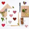 1000 Stück Herzförmige Liebesherz-Aufkleber Selbstklebend 2,5 cm Dekoratives Aufkleberpapier Niedliches Geschenkversiegelung Frohen Valentinstag