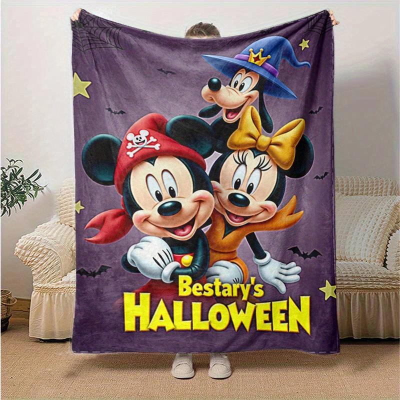 

1PC Bestary s Halloween Special: 1pc Seasonal Decorative Blanket, Perfect for All Seasons, Home Decoration, Soft Flannel Throw Blanket, Versatile & Co 130x150cm