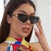 Retro Rimless Sunglasses Women Luxury Brand Half-Frame for Men Square Sun Glasses UV400