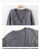 Women's Early Autumn Slimming Cable Knit Cardigan - Short, Single-Breasted, High-Waisted Sweater