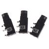 3pcs/lot 6.35mm Stereo Female Socket Audio Adapter 4Pin