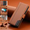 Luxury Leather RFID Wallet Cards Solt Phone Case for Samsung Galaxy Z Fold 7 6 5 4 3 Fold6 Fold7 Flip Magnetic Protective Cover