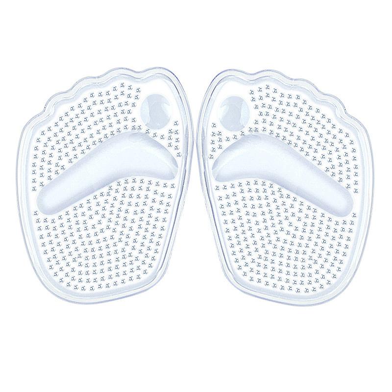 High Heels, Sole Non-slip Half Size GEL Washable, Self-adhesive, Soft and Anti-slip Granular Massage, Foot Reduction, Forefoot Sticker