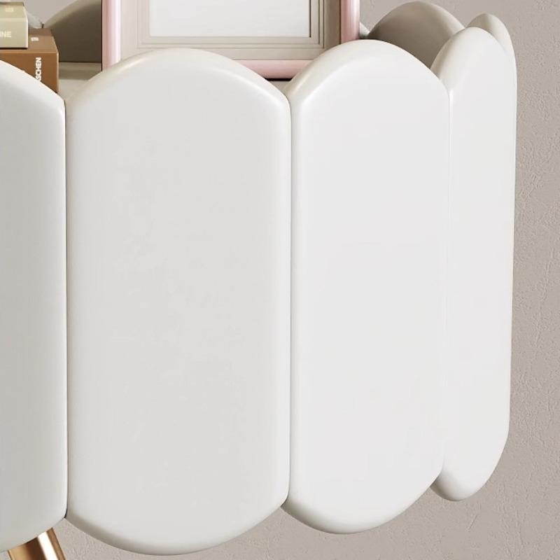 Luxury Bedside Tables Aesthetic Bedroom Nightstands Multifunction Nightstand Smart Bedside Table with Light Storage Furniture