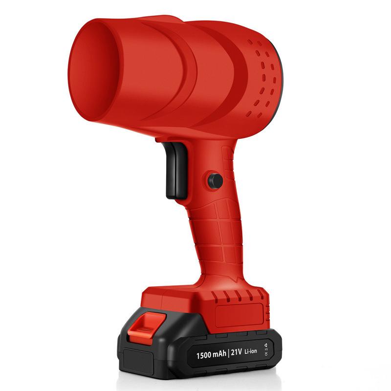 High-Power Lithium Battery Cordless Leaf & Snow Blower for Home & Car Charging