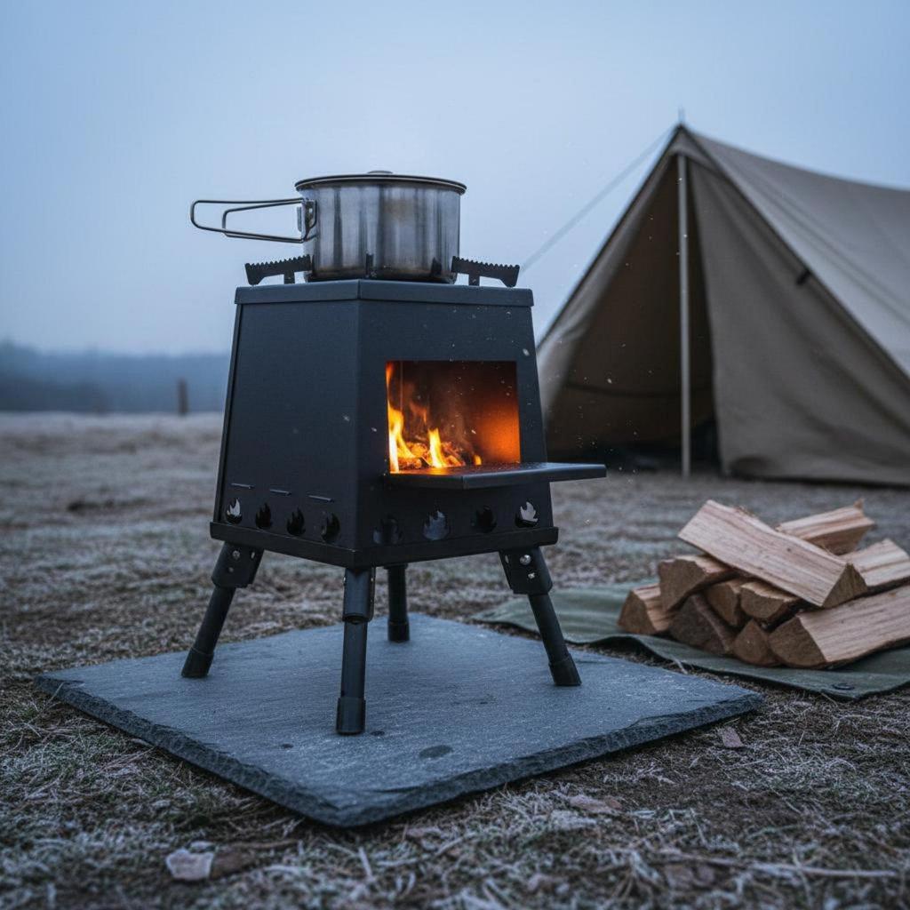 Portable Folding Heater Foldable Tent Multi-Purpose for Outdoor Meal